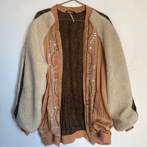 Free People Oversized Bomber Jacket